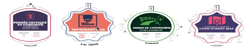 open badges